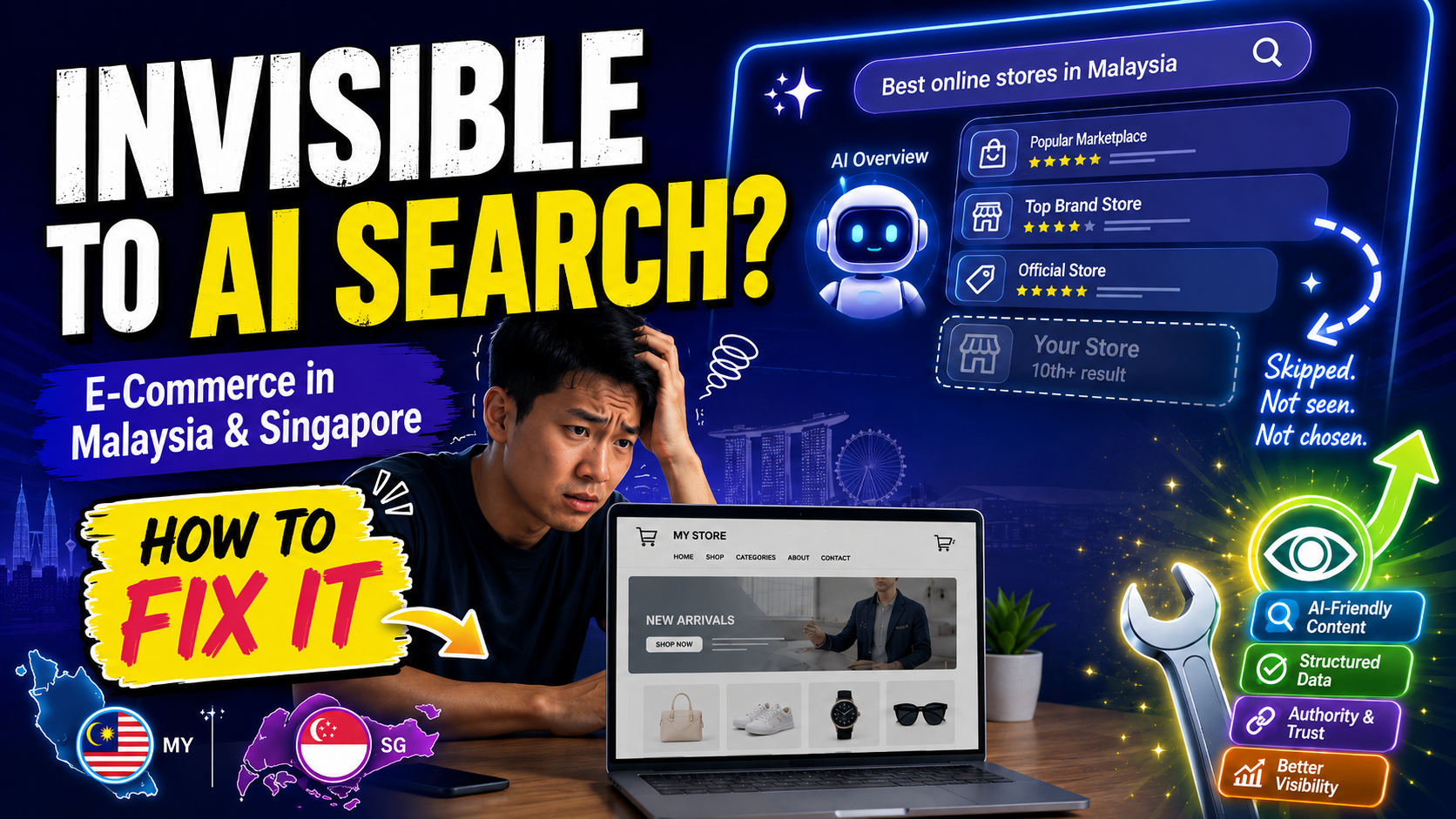 Why Your E-Commerce Site Is Invisible to AI Search in Malaysia & Singapore
