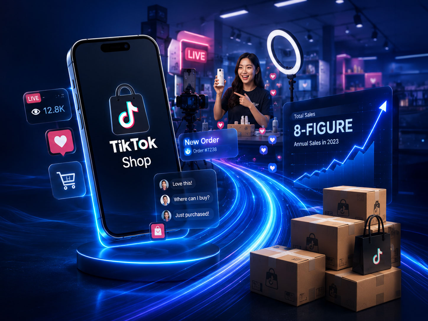 TikTok live commerce